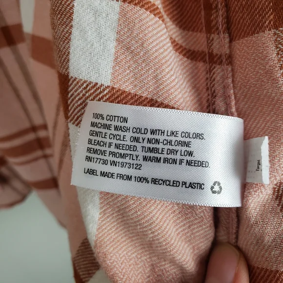 Universal Thread Rust Flannel - Picture 5 of 5